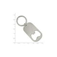 thumbnail image 3 of Stainless Steel Brushed Functional Bottle Opener Key Ring, 3 of 4