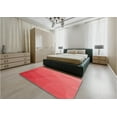 thumbnail image 4 of Ahgly Company Indoor Round Patterned Ferrari Red Area Rugs, 6' Round, 4 of 6
