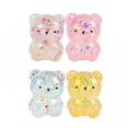 thumbnail image 2 of Gel Stress Balls Transparent Clear Bear Shape Colorful Sparkling Glitter Inside Handheld Pocket Sized Stress Relief for Home Deak, 2 of 9