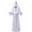 White, variant on ZQUUVOU Women's and Men's Hooded Cloak Long Sleeve Robe Cape Gothic Medieval Style Top for Theatrical Performances Black
