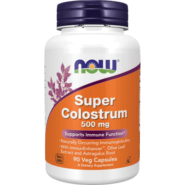 NOW Foods Super Colostrum 500 mg 90 Veg Caps