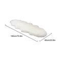 thumbnail image 5 of Soft Faux Sheepskin Fur Rug White Fluffy Area Rug Shag Rug Carpets For Bedroom Living Room, 5 of 5
