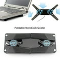 thumbnail image 3 of Almohadilla Enfriamiento Laptop Con Alimentación USB 2 Ventiladores Soporte para Computadora Portátil PC Red, 3 of 9