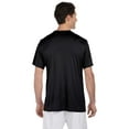 thumbnail image 3 of Hanes Cool DRI TAGLESS Men`s T-Shirt, L, Black, 3 of 5