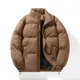 thumbnail image 4 of Parkas acolchadas para hombre, abrigos acolchados con cremallera, chaqueta de plumón para hombre, ropa corta de estilo coreano, ropa de invierno 2024, reseñas de ropa juvenil, 4 of 5