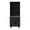 Black-02, variant on 62" Tall Storage Cabinet, 5-Tier Pantry Cabinet with Drawer and Adjustable Shelves, Wood Modern Storage Bookcase, Kitchen Hutch, for Living Room