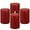 Red, variant on NestE 4 Packs 2x3 Inch Red Pillar Candles, Small Unscented Dripless Cylinder Candles for Christmas Home Wedding Valentin's Day Holiday Relaxation Spa Church - 24 Hours Burn Time