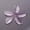 4# Fuchsia & Clear, variant on 10pcs 21x12mm Petal Crystal Glass Loose Pendants Beads For Jewelry Findings DIY-11# Gold Pink