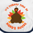 thumbnail image 4 of Inktastic Thanksgiving Turkey Nana Boys or Girls Baby Bib, 4 of 4