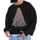 thumbnail image 1 of Sudadera sin capucha para hombre, cuello redondo, deportiva, con estampado de árbol de Navidad, sudadera con capucha, jersey de manga larga, blusa de poliéster para hombre, 1 of 4