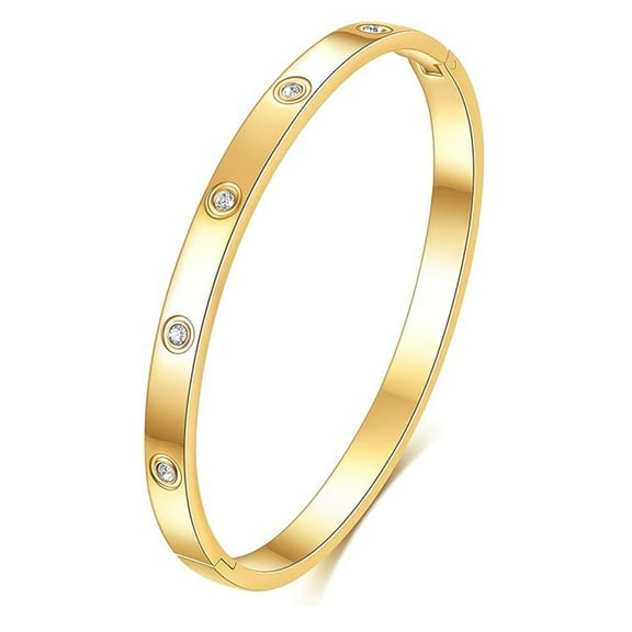 Love Friendship Bracelets Trendy Stainless Steel Bangle Jewelry Gifts for Women