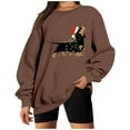 thumbnail image 3 of Cute Dog Sweatshirts for Women 2025 Long Sleeve Dog Graphic Sweatshirt for Lovers Pullover Tops, 3 of 8