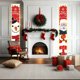 thumbnail image 5 of Cortina de Puerta con Diseño Navideño Personalizado | Tela con Fondo de Bandera Navideña | Estilo de Iluminación Navideña | 30 X 180 Cm | Multicolor | Material: Poliéster | Impermeable y Resistente a, 5 of 6