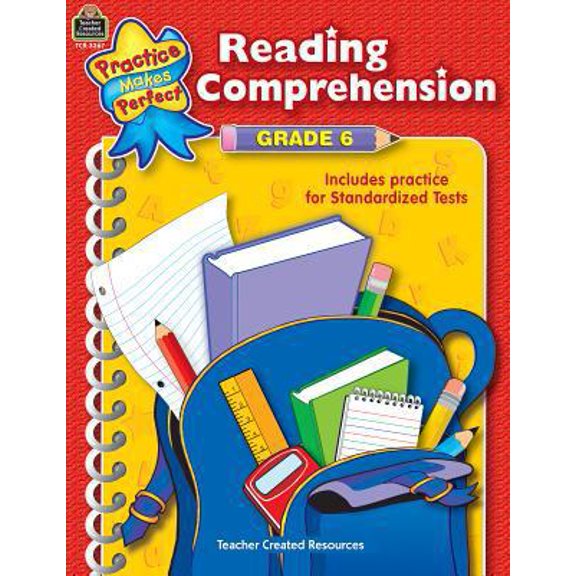 Pre-Owned Reading Comprehension Grade 6 (Paperback) 0743933672 9780743933674