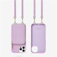 thumbnail image 4 of ANTHOUSE iPhone 13 Pro Max Crossbody Wallet Case, Zipper Leather Phone Case with RFID Blocking Card Holder Wrist Strap Purse Cover Gift for Women for iPhone 13 Pro Max (6.7 inch, 2021)- Black, 4 of 16
