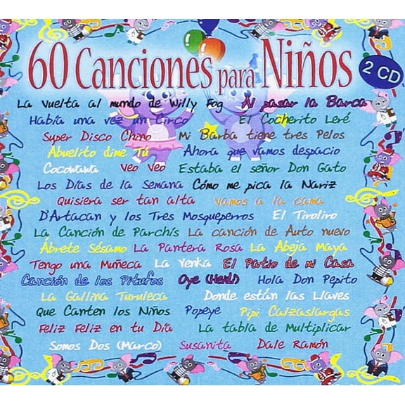 Varios 60 CANCIONES PARA NINOS (CD)