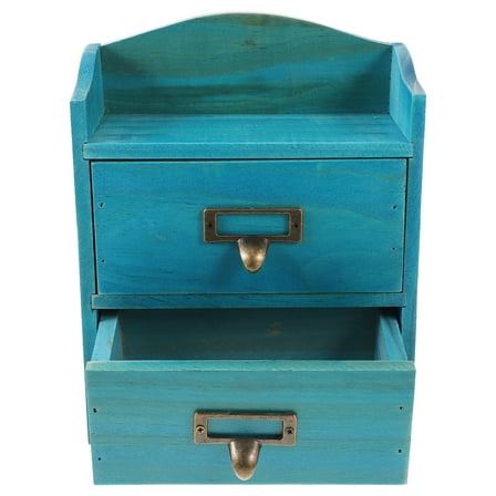 WHAMVOX  Solid Wood Storage Box Decorative Vintage Jewelry Dresser Drawer