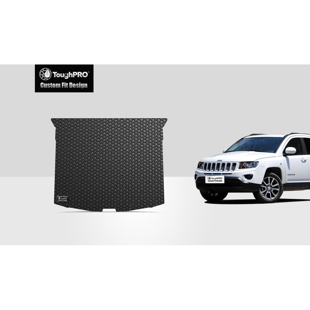 ToughPRO JEEP Compass Cargo Mat All Weather Heavy Duty Black