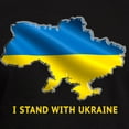 thumbnail image 3 of CafePress - I Stand With Ukraine Flag Ukrainian Pride T Shirt - Men's Fitted T-Shirt, 3 of 4