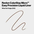 thumbnail image 6 of (3 pack) Revlon ColorStay Micro Easy Precision Liquid Eyeliner, 24hr Coverage, 302 What the Fudge, 0.057 fl oz, 6 of 16