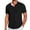C15/Black, variant on Rggeeun Mens Shirts Male Casual Lapel Short Sleeve Zipper Summer Beach Shirt Light Elastic Shirt Solid Color Leisure Tops
