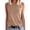 WenDA21 Khaki, variant on WEIWEN Women's Tank Tops Summer Cutaway Sleeveless Tops for Women Solid Color Workout Vest Top Loose Casual Crew Neck Tanks Fashion Clothing Khaki, XL