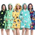 thumbnail image 1 of Geek Blanket Hoodie Wearable Blanket Sweatshirt Oversized Warm Pullover Lazy Tv Blanket Thickened Christmas Gift Birthday Gift, 1 of 1