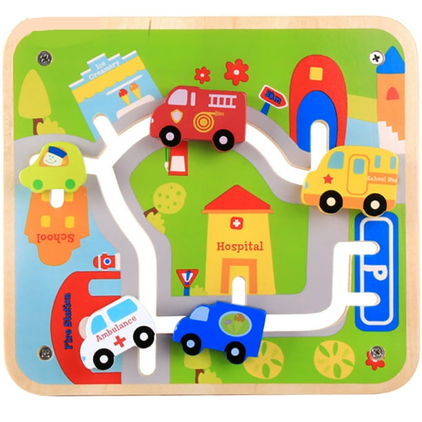 Veki Teaching Wooden Educational Puzzle Kids Learning Scene Pairing