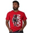 thumbnail image 5 of Retro Astronaut NASA Worm Logo Men's Graphic T Shirt Tees Brisco Brands L, 5 of 6