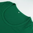 thumbnail image 2 of HSHDLDF Women's Square Neck Long Sleeve Ribbed Slim Fitted Casual Basic Crop Top, 2 of 6