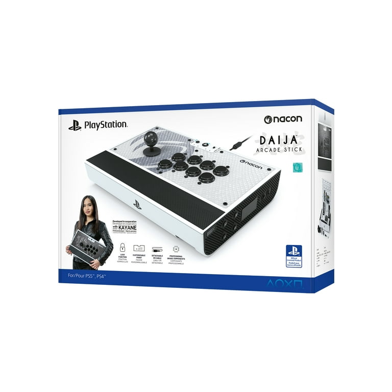 NACON Daija Arcade Fight Stick Officially Licensed for PlayStation PS5, PS4 and Windows 10 | 11 PC NACON Daija Arcade Fight Stick Officially Licensed for PlayStation PS5, PS4 and Windows 10 | 11 PC