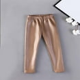 thumbnail image 6 of piuwrlz Girls Boys Winter Thick Velvet Pants for Kids Long Plush Cotton Sweatpants Coffee Size 9 Years, 6 of 6