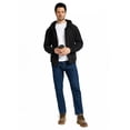 thumbnail image 5 of Pdbokew Men's Fleece Lined Jacket Thick Hooded Jacket Winter Warm Coats Black L, 5 of 8