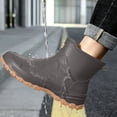 thumbnail image 6 of Women’s Mid Calf Waterproof Rubber Rain Boots, Non-Slip Pull On Slip Resistant Footwear for Outdoor Gardening, Rainy Day Daily Wear Gray 10, 6 of 7