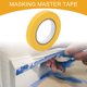 thumbnail image 2 of Cinta de pintor universal Unique Bargains - Cinta de pintura para automóviles DIY para enmascarar sin residuos - Papel crepé amarillo de 0.7 pulgadas x 60.1 yardas, 2 of 7