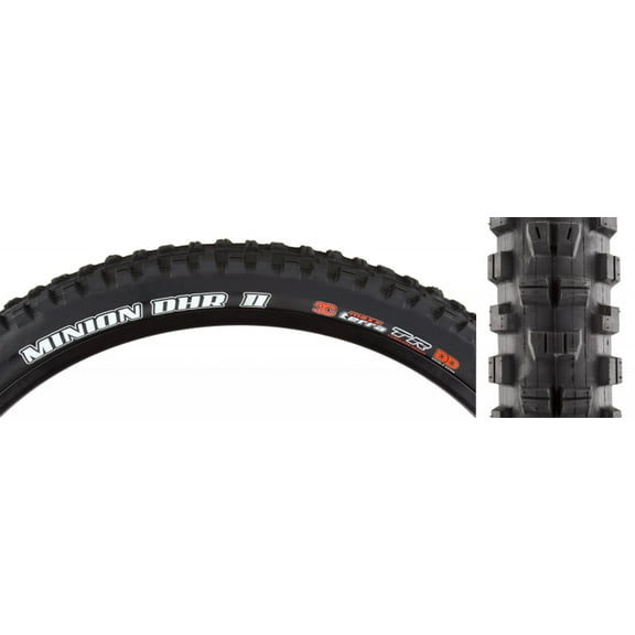 Maxxis Minion DHR2 Tire 26x2.30 Folding Tubeless Ready 3C Maxx Terra EXO 60TPI Black