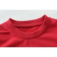 thumbnail image 4 of DDSOL Toddler Christmas Sweatshirt Santa Dinosaur Graphic Long Sleeves Top Red 4T, 4 of 6