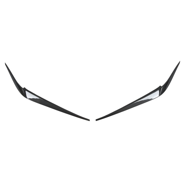 Headlight Eyebrow Stickers 1 Pair Headlight Eyebrow Stickers Car Headlamp Eyelid Decal Cover Replacement For X3 X4 G01G02 2018+Carbon Fiber Style ANGGREK Otros