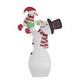 thumbnail image 2 of 42in 50L Design Accents Snowman Family Winter Christmas Holiday Outdoor Yard Decoration with Lights, 2 of 5