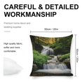 thumbnail image 2 of Waterfall, forest, stream Linen toss pillowcase decoration pillowcase gifting preferred 20x20 inch cushion cover 2 sets sofa pillowcase sofa bedroom living room car, 2 of 6
