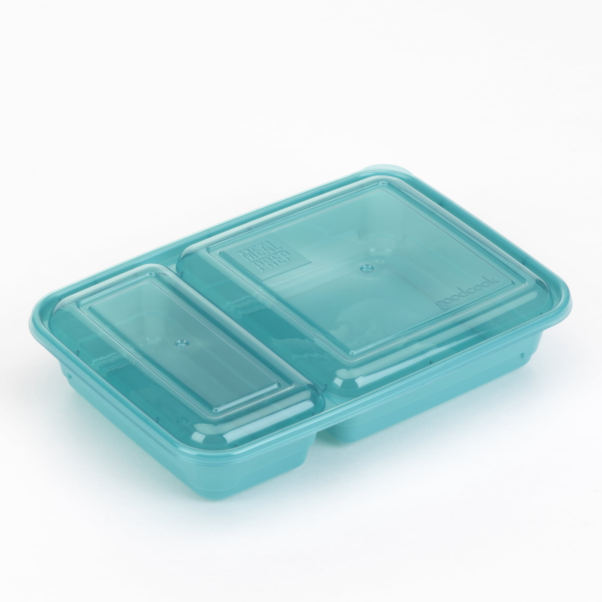 GoodCook® Meal Prep Two-Compartment Food Storage Containers - Turquoise, 10  pk - Kroger