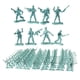 thumbnail image 5 of 100 figuras de acción de soldados de plástico de 4,5 cm, accesorios para figuras de acción y juguetes para niños. Azul, 5 of 7