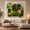 Vertical Garden, variant on Green Botanical Planters on Textured Beige Wall, Serene Modern Rustic for Plant Lovers, Botanical Wall Art, Housewarming Gift Tapestry Wall Hanging for Bedroom, Living Room and Dorm