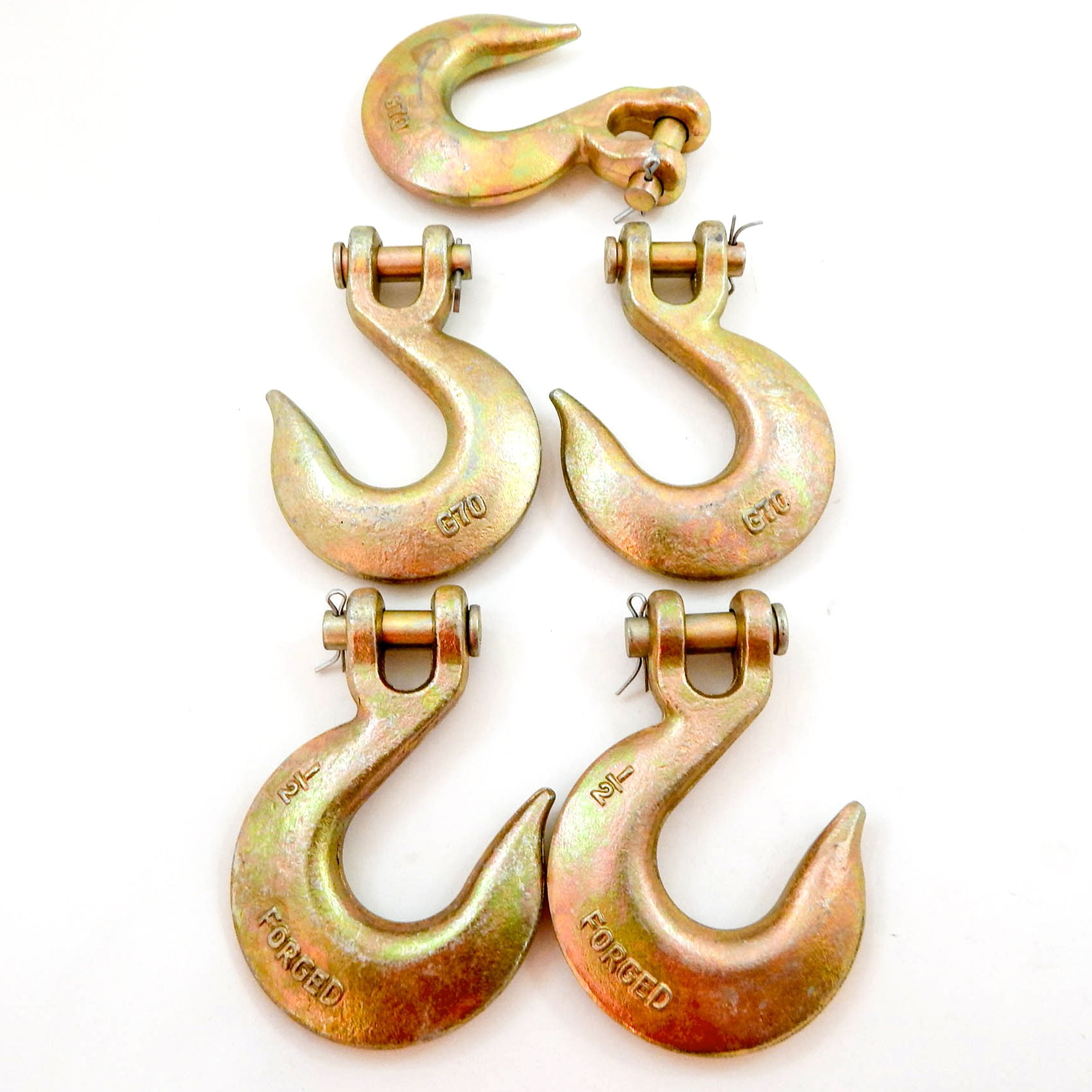 Red Hound Auto 5 Heavy Duty 1/2 Inches Clevis Slip Hooks Towing Grade