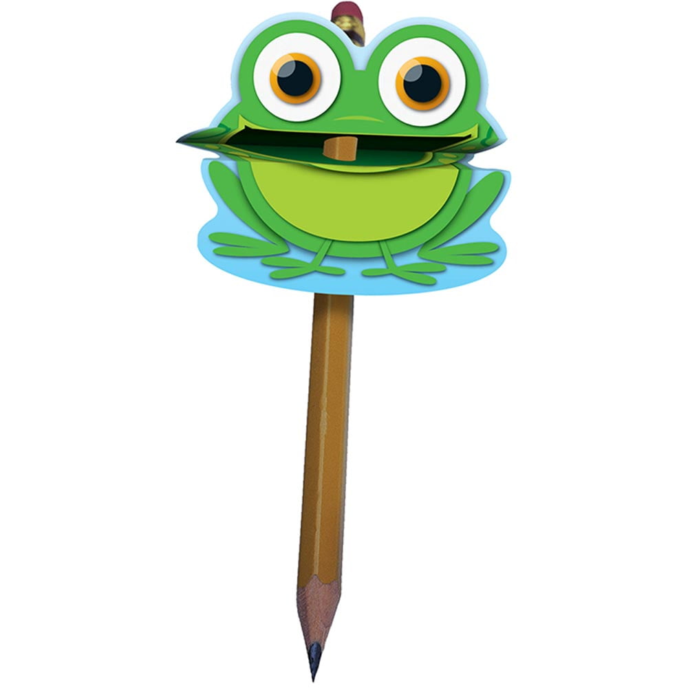 Carson Dellosa CD101024 Frog Pencil Toppers 12Pk