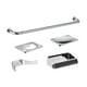 thumbnail image 1 of Juego de 5 Accesorios Metálicos para Baño con Kit de Instalación, Cromo, Primo Esencial, IUSA, 1 of 3
