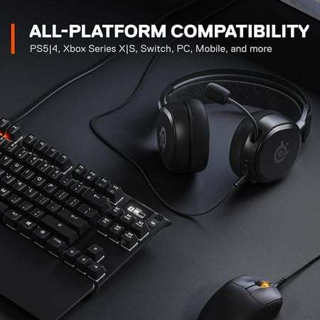 SteelSeries Arctis Prime - Competitive Gaming Headset, Multiplatform Compatibility - Black