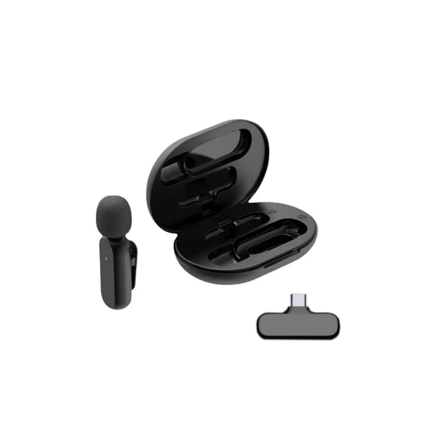 Microphone Lavalier Sans Fil Microphone à Réduction de Bruit