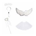 thumbnail image 2 of Traje de de porche, varita de de ángel, primavera, verano, elegante para 23", disfraz de de cemento, tutú para Blanco, 2 of 8