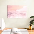 thumbnail image 3 of Elephant Stock Cotton Candy Sunset Wall Art - Horizontal Canvas Wall Art - Living Room Wall Decor - Nature Canvas - Pink And Beige Decor - 12" x 8", 3 of 6